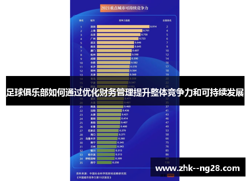 足球俱乐部如何通过优化财务管理提升整体竞争力和可持续发展